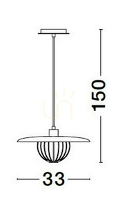 Lampa Wisząca CUERNAVACA Luces Exclusivas LE43720 small 1