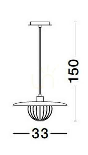 Sprawdź Lampa Wisząca CUERNAVACA Luces Exclusivas LE43721