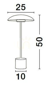 Lampa Stołowa BARRON Luces Exclusivas LE43732 small 1
