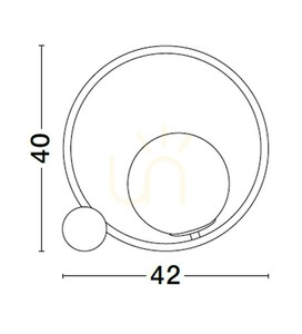 Lampa Stołowa BARRIO Luces Exclusivas LE43734 small 2