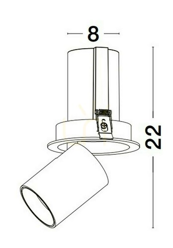 Sprawdź Oczko Sufitowe ACALAPA Luces Exclusivas LE61607