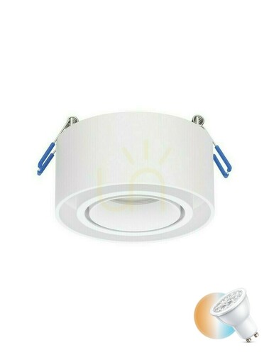 Sprawdź Biały spot sufitowy ACAMIEL Luces Exclusivas LE61616 GU10 10 W