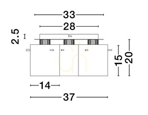 Plafon ORAN Luces Exclusivas LE44246 small 2
