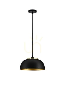 Lampa wisząca Luces Exclusivas RUPA LE44286 czarno-złota 35 cm E27 small 0
