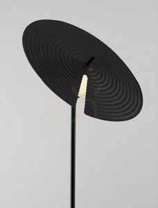 Czarna lampa podłogowa FUNES Luces Exclusivas LE44294, G9 small 3