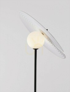 Czarna lampa podłogowa FUNES Luces Exclusivas LE44294, G9 small 4