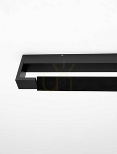 Kinkiet LED nad lustro JUSTO Luces Exclusivas LE44300, czarny, 45 cm small 3