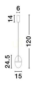 Lampa Wisząca ARENA Luces Exclusivas LE44329 3 Lampa Wisząca ARENA Luces Exclusivas LE44329 small 3