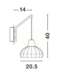 Kinkiet TACNA Luces Exclusivas LE44360 small 2