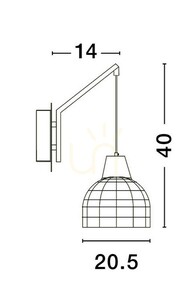 Kinkiet TACNA Luces Exclusivas LE44361 2 Kinkiet TACNA Luces Exclusivas LE44361 small 2