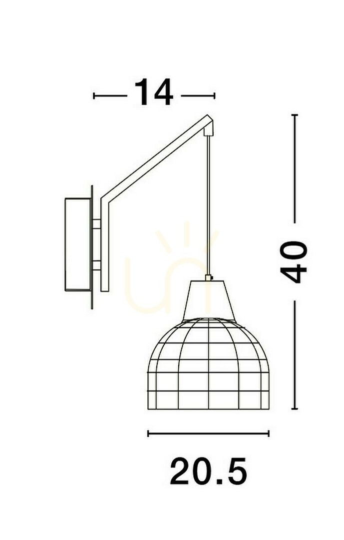 Obejrzyj Kinkiet TACNA Luces Exclusivas LE44361 Kinkiet TACNA Luces Exclusivas LE44361