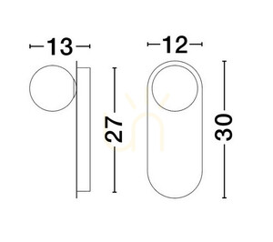 Kinkiet ALTOS Luces Exclusivas LE44369 small 2