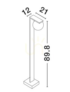 Słupek Oświetleniowy SAENZ Luces Exclusivas LE73615 small 2