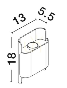 Kinkiet Zewnętrzny ORURO Luces Exclusivas LE73646 small 3