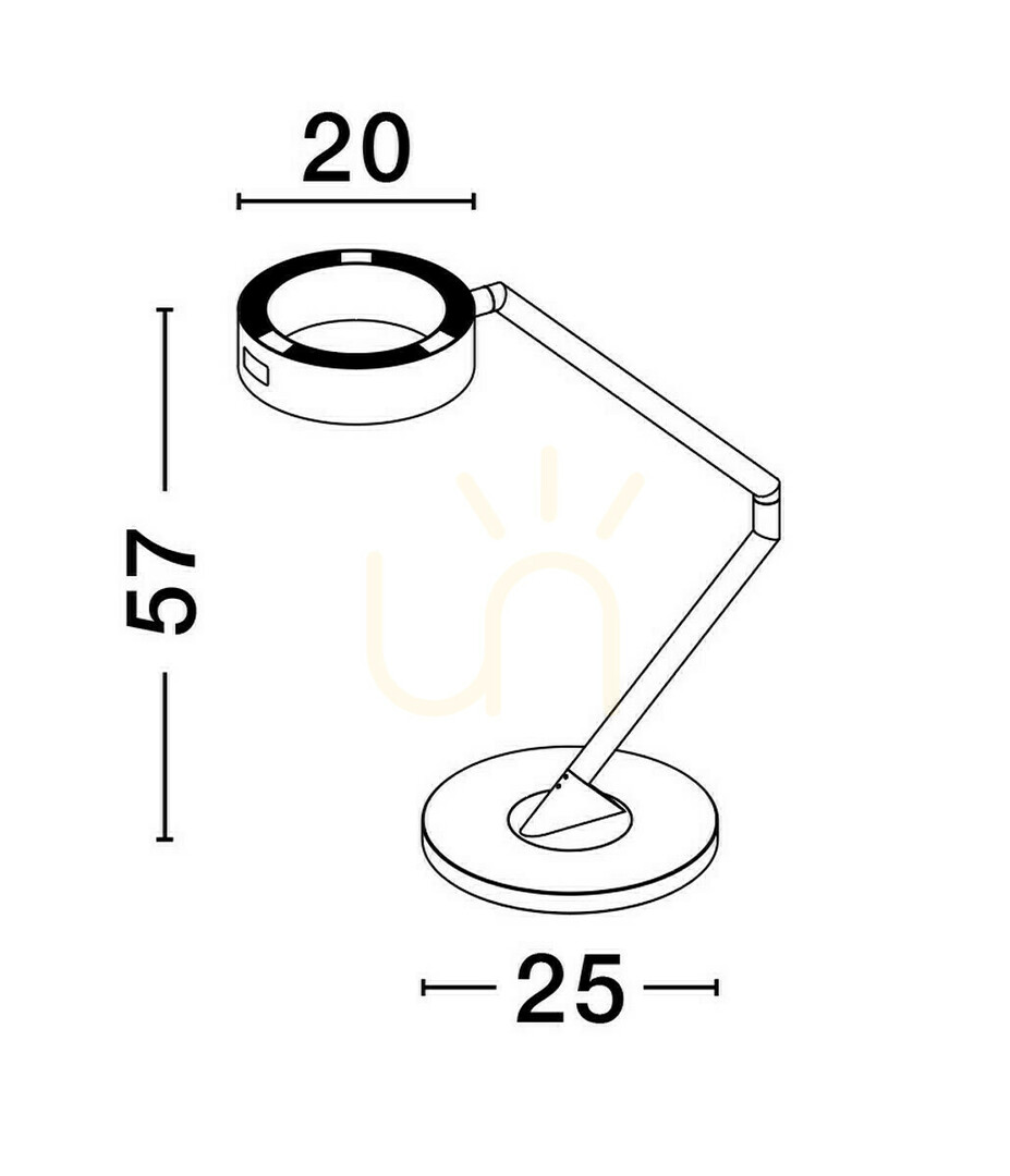 Obejrzyj Lampka Na Biurko ALMAY Luces Exclusivas LE44608 Lampka Na Biurko ALMAY Luces Exclusivas LE44608