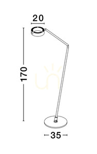 Lampa Podłogowa ALMAY Luces Exclusivas LE44609 3 Lampa Podłogowa ALMAY Luces Exclusivas LE44609 small 3