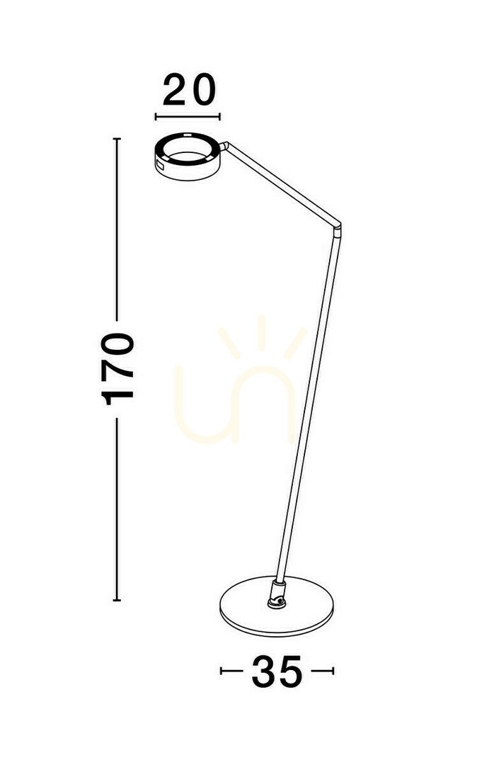 Wyświetl Lampa Podłogowa ALMAY Luces Exclusivas LE44609 Lampa Podłogowa ALMAY Luces Exclusivas LE44609