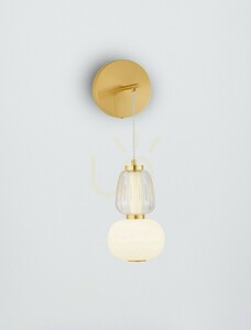 Złoty kinkiet Luces Exclusivas ARROYOS LE44493 LED 18 W 3000 K TRIAC small 1