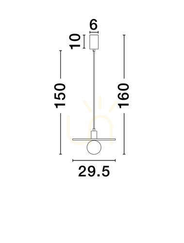 Sprawdź Lampa Wisząca ASUNTA Luces Exclusivas LE44656