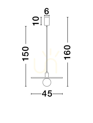 Sprawdź Lampa Wisząca ASUNTA Luces Exclusivas LE44658
