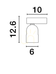 Lampa Nowoczesna BULOBU Luces Exclusivas LE44763 small 1