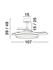 Plafon CARANAVI Luces Exclusivas LE44969 small 3