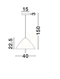 Lampa Wisząca CARAPARI Luces Exclusivas LE44654 3 Lampa Wisząca CARAPARI Luces Exclusivas LE44654 small 3