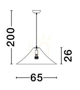 Lampa Wisząca CHANCAY Luces Exclusivas LE44599 small 3