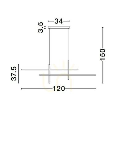 Sprawdź Lampa Wisząca CHARAZANI Luces Exclusivas LE44817