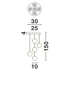 Lampa Wisząca CHEPEN Luces Exclusivas LE44642 small 1