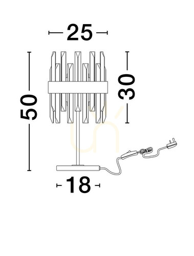 Sprawdź Lampa Stołowa CHOLULA Luces Exclusivas LE44725