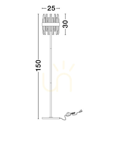 Sprawdź Lampa Podłogowa CHOLULA Luces Exclusivas LE44726