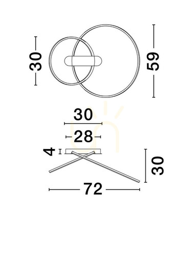 Sprawdź Plafon COMARAPA Luces Exclusivas LE44670