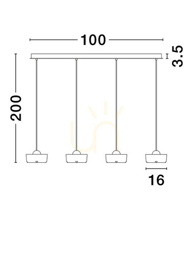 Sprawdź Lampa Wisząca ESPINAR Luces Exclusivas LE44732