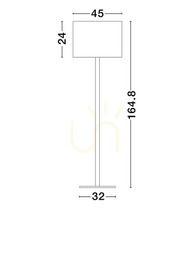 Sprawdź Lampa Podłogowa GUAVIARE Luces Exclusivas LE44953