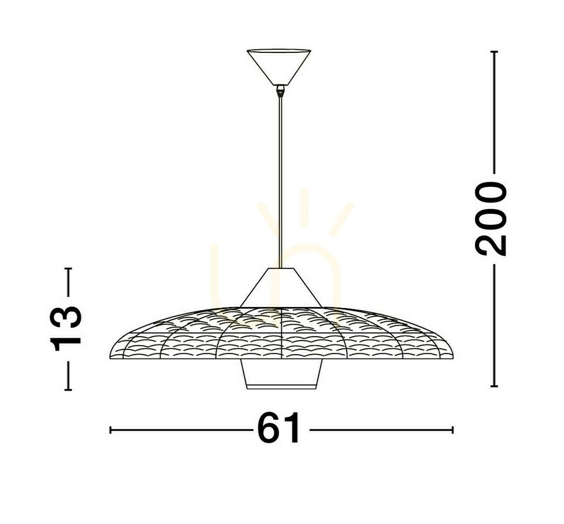 Wyświetl Lampa Wisząca HUANUNI Luces Exclusivas LE44574 Lampa Wisząca HUANUNI Luces Exclusivas LE44574