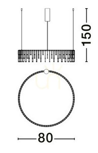 Lampa Wisząca HUARAZ Luces Exclusivas LE44456 small 2