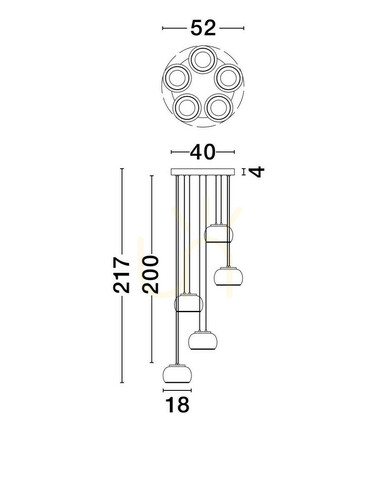 Sprawdź Lampa Wisząca HUARMEY Luces Exclusivas LE44844
