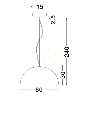 Sprawdź Lampa Wisząca JULIACA Luces Exclusivas LE44858