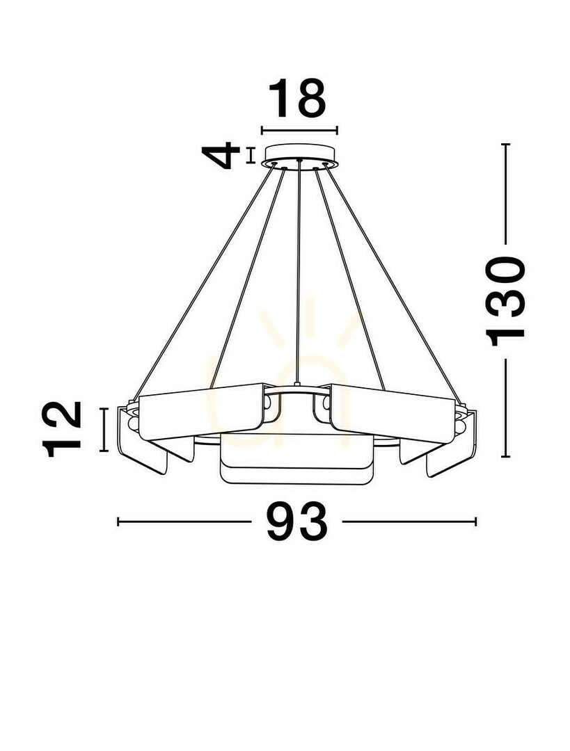 Zobacz Lampa Wisząca MAIRANA Luces Exclusivas LE44617 Lampa Wisząca MAIRANA Luces Exclusivas LE44617