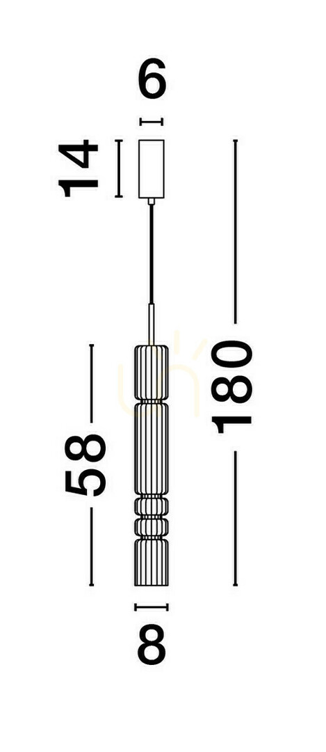 Wyświetl Lampa Wisząca MONTERO Luces Exclusivas LE44588 Lampa Wisząca MONTERO Luces Exclusivas LE44588