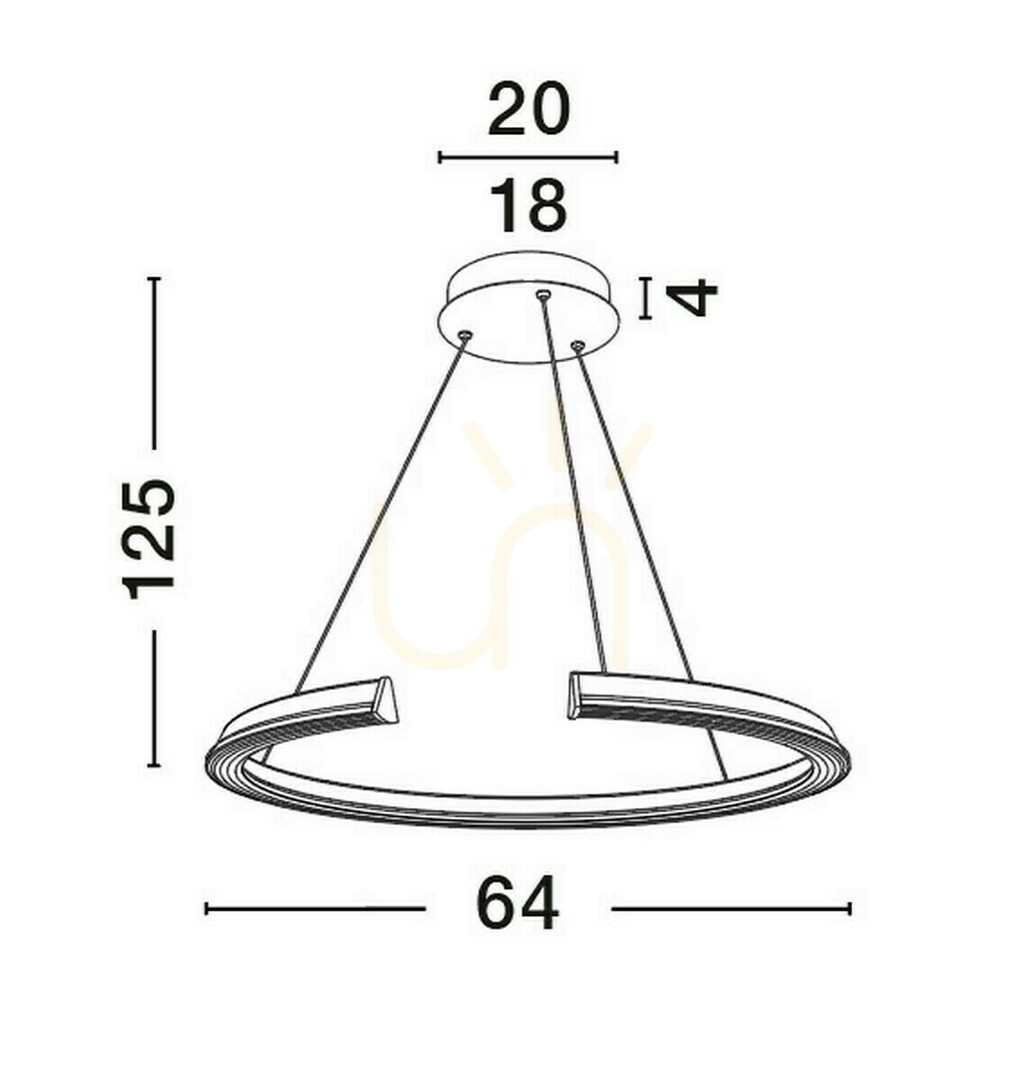 Obejrzyj Lampa Wisząca ORINOCO Luces Exclusivas LE44530 Lampa Wisząca ORINOCO Luces Exclusivas LE44530