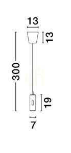 Lampa Wisząca ORITUCO Luces Exclusivas LE44529 small 2