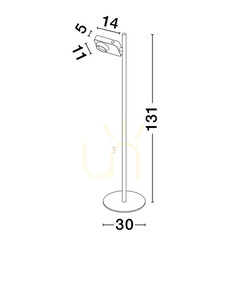 Lampa Podłogowa PARINAS Luces Exclusivas LE44756 3 Lampa Podłogowa PARINAS Luces Exclusivas LE44756 small 3