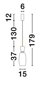 Lampa Wisząca PERENE Luces Exclusivas LE44465 3 Lampa Wisząca PERENE Luces Exclusivas LE44465 small 3