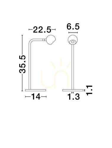 Sprawdź Lampa Stołowa PUCARANI Luces Exclusivas LE44682