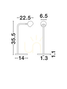 Lampa Stołowa PUCARANI Luces Exclusivas LE44682 small 1