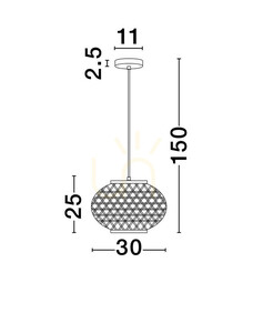 Lampa Wisząca REQUENA Luces Exclusivas LE44861 1 Lampa Wisząca REQUENA Luces Exclusivas LE44861 small 1