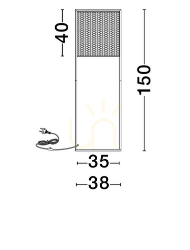Sprawdź Lampa Podłogowa SECHURA Luces Exclusivas LE44864