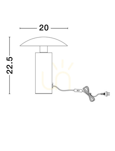 Sprawdź Lampa Stołowa TEJERIAS Luces Exclusivas LE44959